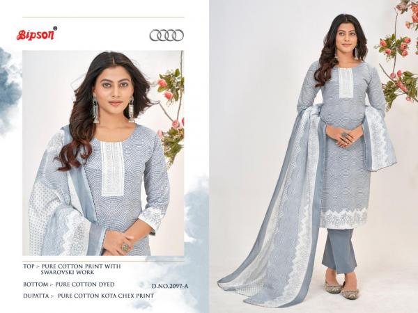 Bipson Audi 2097 New Classic Designer Dress Material Collection